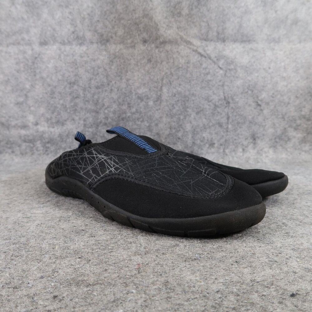 Everest Shoes Mens 8 Water Sport Slip On Active Outdoor Black Beach Lake Swim